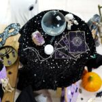 DIY Stoffe Inspiration - Wichtel Halloween - Pailletten