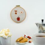 DIY Stoffe Inspiration - Stickset Hot Drinks
