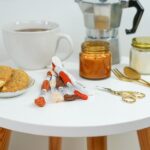 DIY Stoffe Inspiration - Stickset Hot Drinks - Sticktwist - Schere