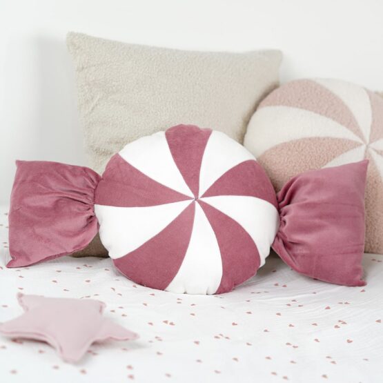 DIY Stoffe Inspiration - Bonbon Kissen - Stern
