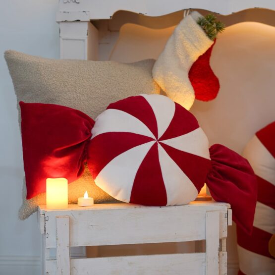 DIY Stoffe Inspiration - Bonbon Kissen