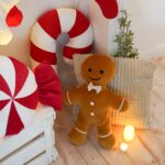 Diy Stoffe Inspiration 582b Zuckerstange Kissen Lebkuchenfigur Bonbon