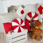 Diy Stoffe Inspiration 582g Bonbon Zuckerstange Kissen Lebkuchenfigur Nikolausstiefel