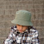 DIY Stoffe Outfit - Bucket Hat - Leinen