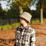DIY Stoffe Outfit - Bucket Hat - Leinen