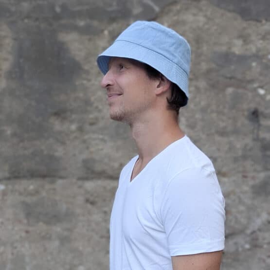 DIY Stoffe Outfit - Bucket Hat - Chambray