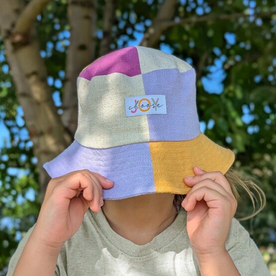 DIY Stoffe Outfit - Bucket Hat - Leinen
