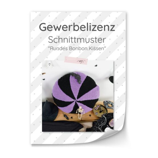 Lizenz Rundes Bonbon Kissen