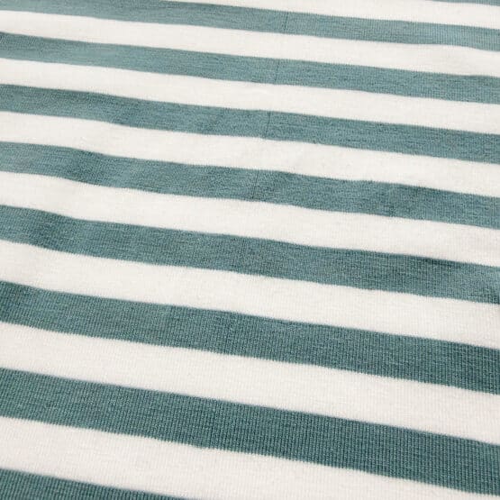 Single Jersey Dunkles Altmint Warmweiss B Ware