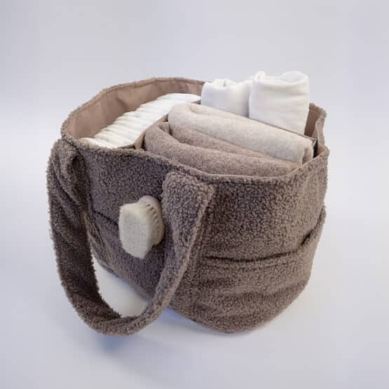 Boucle Deko Teddyfleece Schokobraun Mu