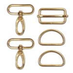 Gurtbandzubehör – für Gurtband 38 mm – Shiny Gold