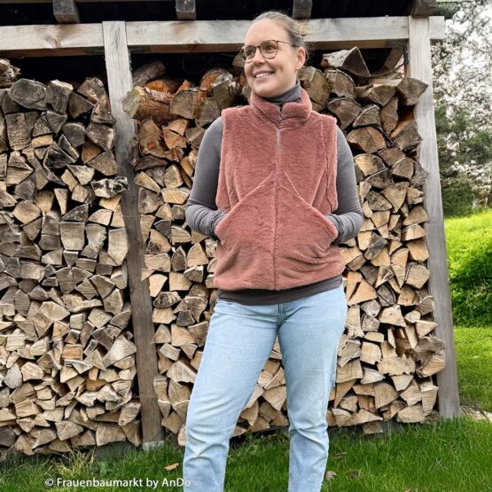 Kunstfell Kupferbraun Mu1