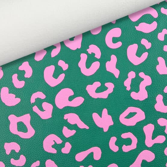 Kunstleder Leo Gruen Pink 1