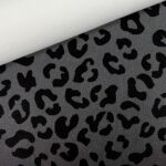 Kunstleder – Leo – mittlerschwere Qualität – Warmes Dunkelgrau