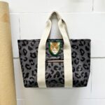 Kunstleder Leo Grau Schwarz Mu