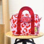 Kunstleder Leo Rot Rosa Mu