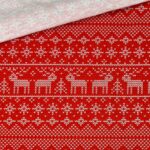 Kuschelsweat Strickoptik Rentier 2