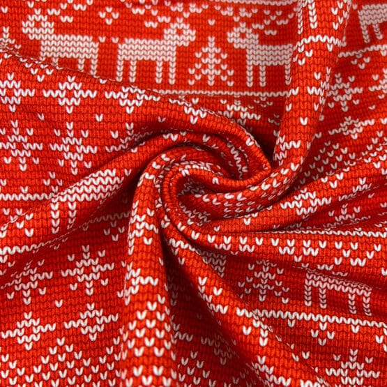 Kuschelsweat Strickoptik Rentier 3