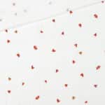 Musselin – Herzchen – Weiß