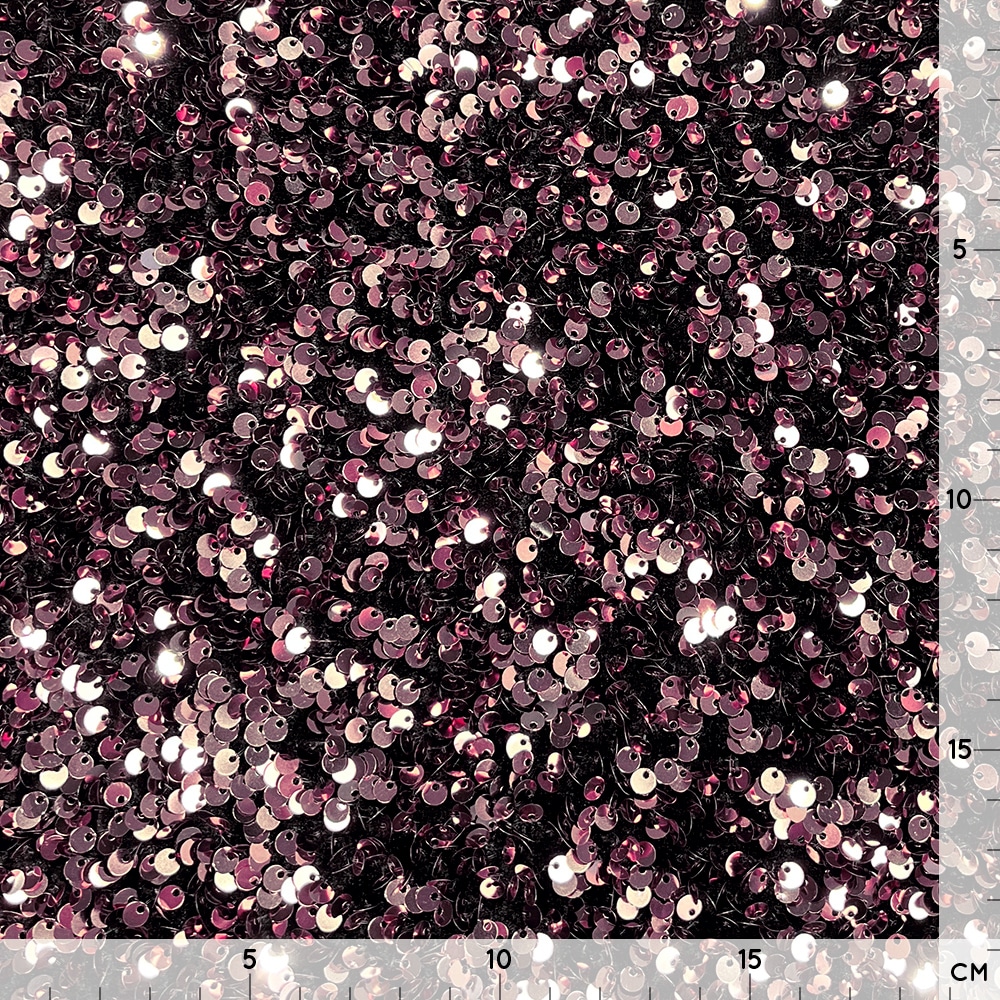 Pailletten Samt Antique Rose 1 Pailletten Samt Antique Rose 1