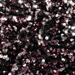 Pailletten Samt Antique Rose