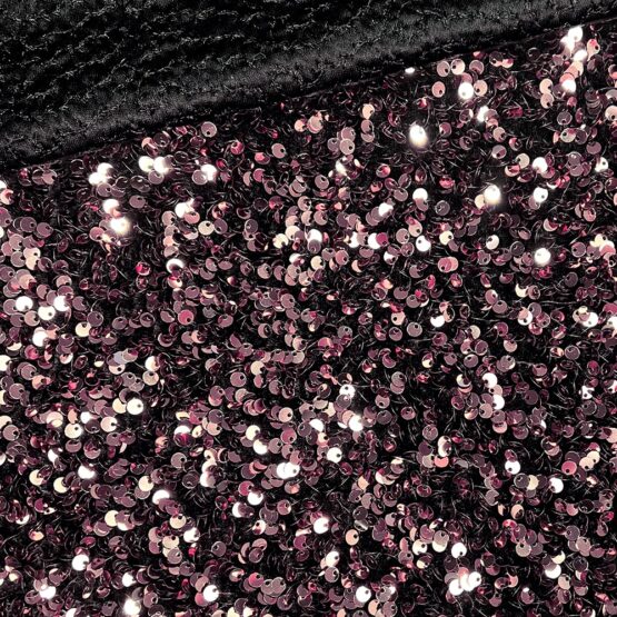 Pailletten Samt Antique Rose 2