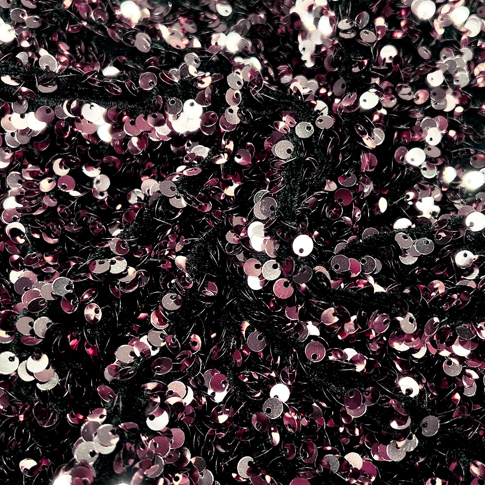Pailletten Samt Antique Rose Pailletten Samt Antique Rose