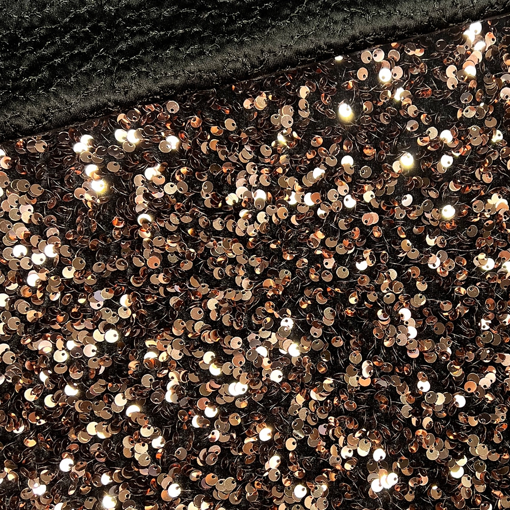 Pailletten Samt Bronze 2 Pailletten Samt Bronze 2