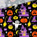 Popeline – Halloween Friends – Schwarz