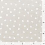 Popeline – Tierpfötchen – Cream