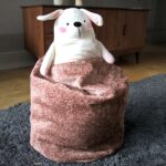 Shiny Velvet Boucle Antique Rose Mu