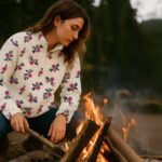 Teddyfleece Pink Salbei Blumen Mu