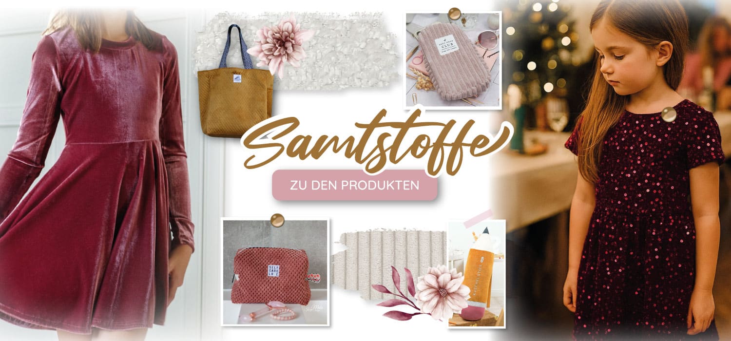 Banner Samt Stoffe Diy Ideen