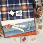 DIY Stoffmix - Garn - Label - Patch - Reißverschluss - Knopf