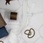 DIY Stoffmix - D Ringe - Garn - Reißverschluss