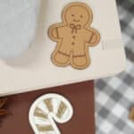 DIY Stoffmix - Label Zuckerstange - Lebkuchen