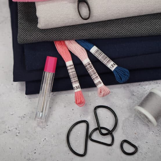 DIY Stoffmix - Gurtbandzubehör - Garn - Sticktwist - Sticknadeln