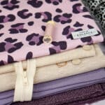 DIY Stoffmix - Reißverschluss - Label - Garn