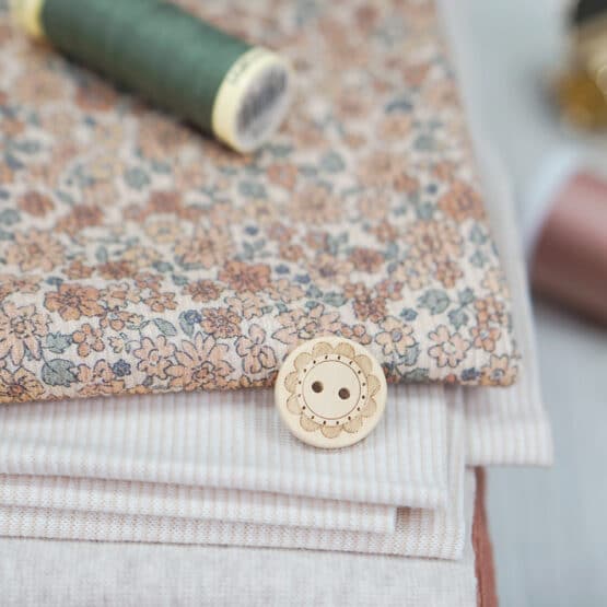 DIY Stoffmix - Garn - Knopf