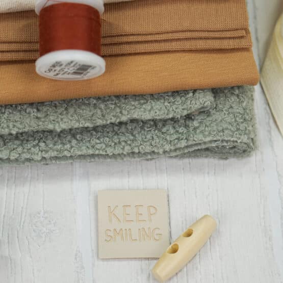 DIY Stoffmix - Label - Knopf - Garn