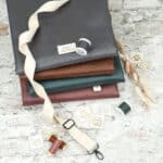 Diy Stoffmix 1319d Kunstleder Shiny Suede Garn Gurtband Label