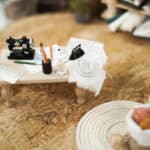 Diy Wichtelwelt 663 Naehmaschine Buegeleisentisch Stiftehalter