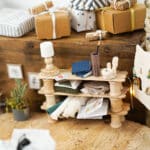 Diy Wichtelwelt 677 Holzperle Kartons Mini Spule Organizer Postkarte