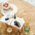 Diy Wichtelwelt 688 Tisch Naehmaschine Knopf Stiftehalter Postkarte Buegeleisen