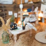 Diy Wichtelwelt 691 Tisch Naehmaschine Knopf Stiftehalter Postkarte