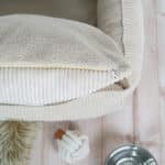 Diy Stoffe Inspiration 584j Hundekoerbchen Tierbett Tierkoerbchen Animal Kosmetiktasche Katzenkoerbchen Velvet Natur Boucle Sandbeige Label Kissen