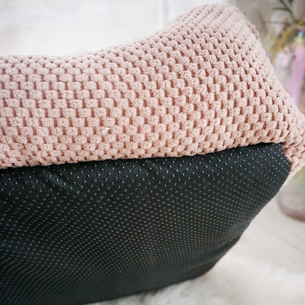 Diy Stoffe Inspiration 584q Hundekoerbchen Tierbett Tierkoerbchen Animal Kosmetiktasche Katzenkoerbchen Velvet Strukturiert Lachs Antislip