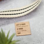 Diy Stoffe Inspiration 585p Label Gurtband