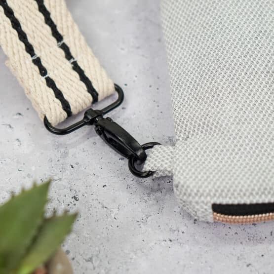 DIY Stoffe Inspiration - Tablettasche - Kunstleder - Jacquard Baumwollstoff