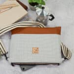 Diy Stoffe Inspiration 585v Tablettasche Kunstleder Jacquard Baumwollstoff